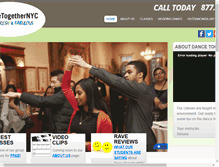 Tablet Screenshot of dancetogethernyc.com